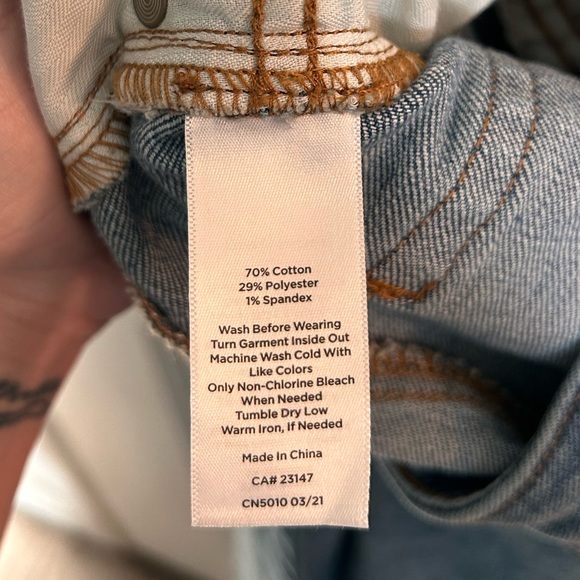 Talbots Straight Leg Crop Jean - Picture 5 of 7